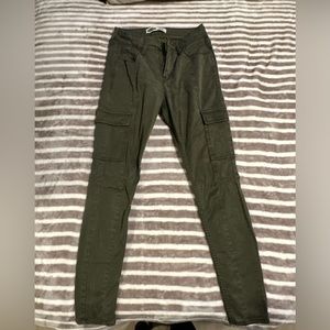 Skinny, old navy, olive green commando pants, size 4